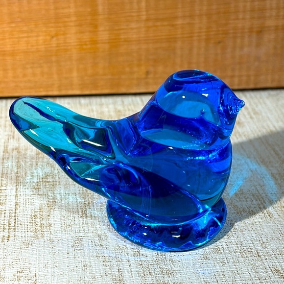 Vintage - 1987 Leo Ward Blue Bird of Happiness - Terra Studios - Picture 4 of 11